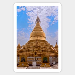 Sutaungpyei Pagoda, Mandalay Hill. Sticker